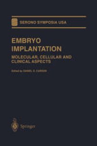 cover of the book Embryo Implantation: Molecular, Cellular and Clinical Aspects