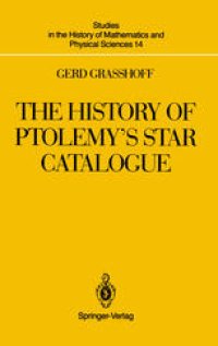 cover of the book The History of Ptolemy’s Star Catalogue