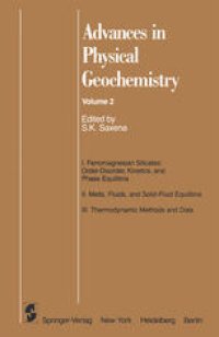 cover of the book Advances in Physical Geochemistry