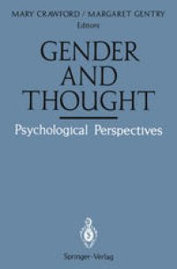 cover of the book Gender and Thought: Psychological Perspectives