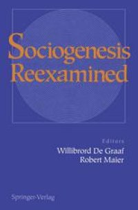 cover of the book Sociogenesis Reexamined