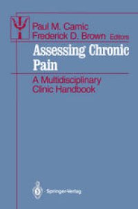 cover of the book Assessing Chronic Pain: A Multidisciplinary Clinic Handbook