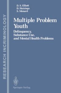 cover of the book Multiple Problem Youth: Delinquency, Substance Use, and Mental Health Problems