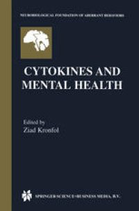 cover of the book Cytokines and Mental Health