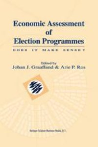 cover of the book Economic Assessment of Election Programmes: Does it make sense?