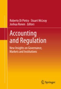 cover of the book Accounting and Regulation: New Insights on Governance, Markets and Institutions