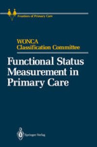 cover of the book Functional Status Measurement in Primary Care