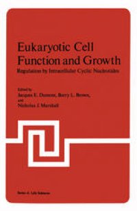 cover of the book Eukaryotic Cell Function and Growth: Regulation by Intracellular Cyclic Nucleotides