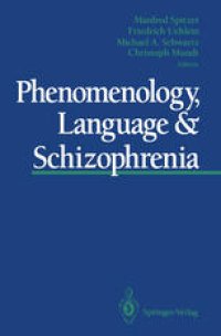 cover of the book Phenomenology, Language & Schizophrenia