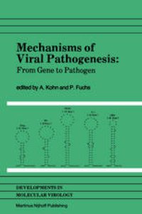 cover of the book Mechanisms of Viral Pathogenesis: From Gene to Pathogen Proceedings of 28th OHOLO Conference, held at Zichron Ya’acov, Israel, March 20–23, 1983