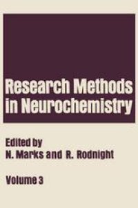 cover of the book Research Methods in Neurochemistry: Volume 3