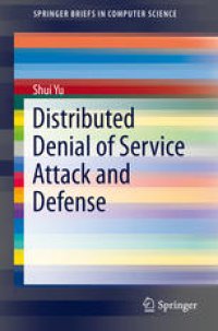 cover of the book Distributed Denial of Service Attack and Defense