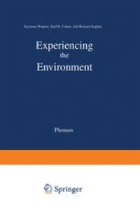 cover of the book Experiencing the Environment