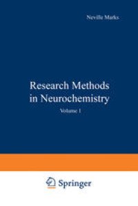 cover of the book Research Methods in Neurochemistry: Volume 1