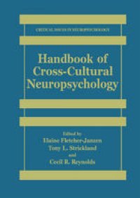 cover of the book Handbook of Cross-Cultural Neuropsychology