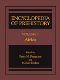 cover of the book Encyclopedia of Prehistory:  Volume 1: Africa