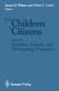 cover of the book Families, Schools, and Delinquency Prevention