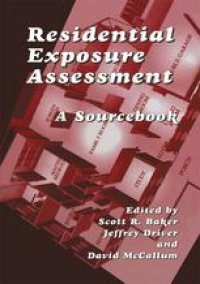 cover of the book Residential Exposure Assessment: A Sourcebook