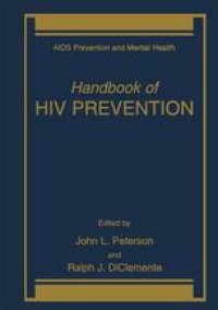 cover of the book Handbook of HIV Prevention