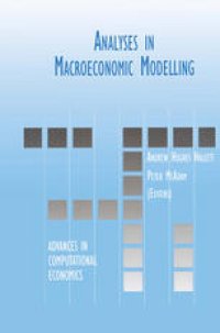 cover of the book Analyses in Macroeconomic Modelling