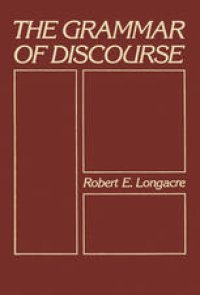 cover of the book The Grammar of Discourse