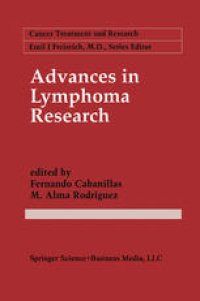 cover of the book Advances in Lymphoma Research