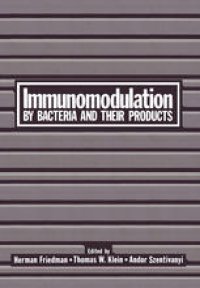 cover of the book Immunomodulation by Bacteria and Their Products