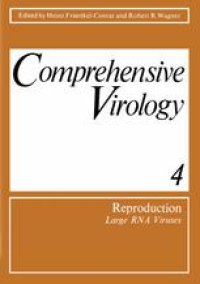 cover of the book Comprehensive Virology: 4 Reproduction: Large RNA Viruses