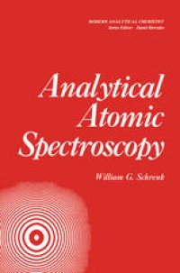 cover of the book Analytical Atomic Spectroscopy