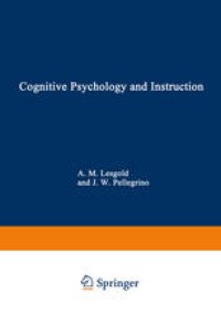 cover of the book Cognitive Psychology and Instruction