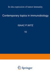 cover of the book In Situ Expression of Tumor Immunity