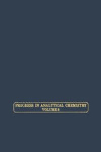 cover of the book Progress in Analytical Chemistry