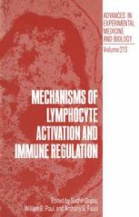 cover of the book Mechanisms of Lymphocyte Activation and Immune Regulation