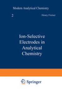 cover of the book Ion-Selective Electrodes in Analytical Chemistry