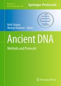 cover of the book Ancient DNA: Methods and Protocols