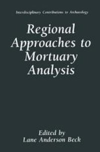 cover of the book Regional Approaches to Mortuary Analysis