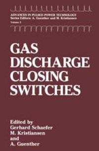 cover of the book Gas Discharge Closing Switches