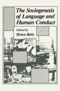 cover of the book The Sociogenesis of Language and Human Conduct