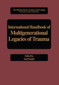 cover of the book International Handbook of Multigenerational Legacies of Trauma