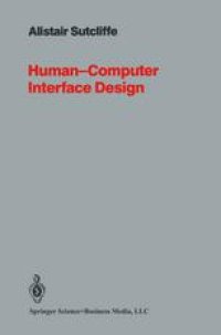 cover of the book Human-Computer Interface Design