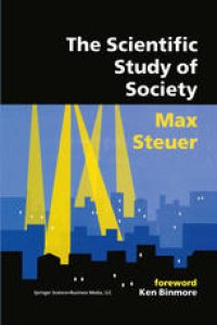 cover of the book The Scientific Study of Society