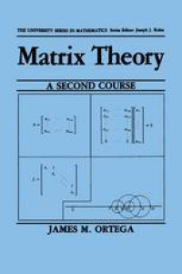 cover of the book Matrix Theory: A Second Course