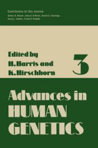 cover of the book Advances in Human Genetics