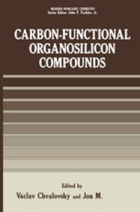 cover of the book Carbon-Functional Organosilicon Compounds