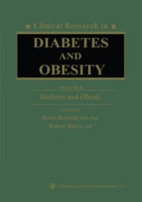 cover of the book Clinical Research in Diabetes and Obesity: Diabetes and Obesity