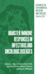 cover of the book Hamster Immune Responses in Infectious and Oncologic Diseases