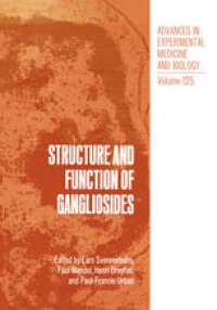 cover of the book Structure and Function of Gangliosides