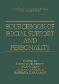 cover of the book Sourcebook of Social Support and Personality