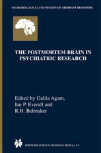 cover of the book The Postmortem Brain in Psychiatric Research