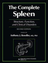 cover of the book The Complete Spleen: Structure, Function, and Clinical Disorders